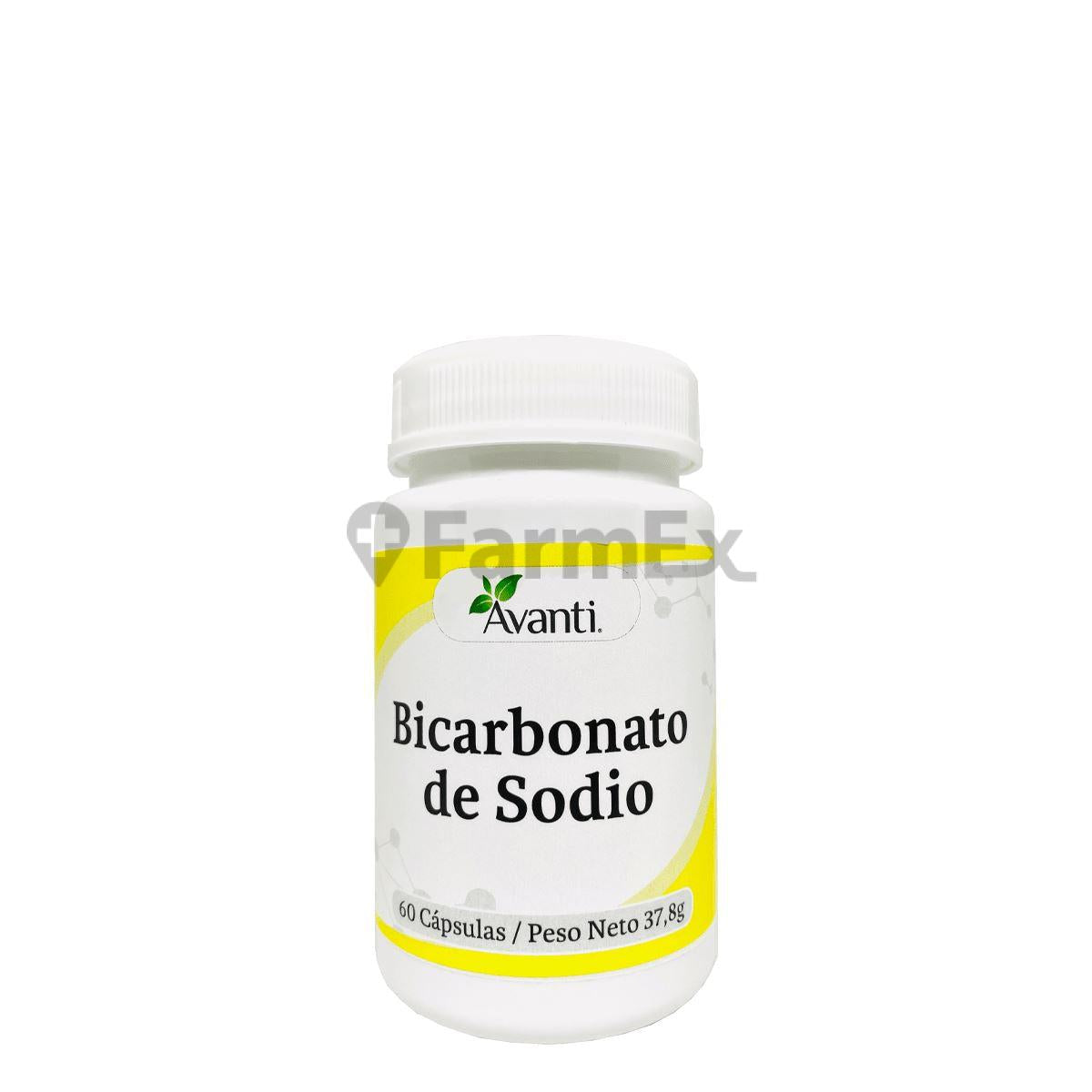 Bicarbonato de Sodio x 60 cápsulas Avanti